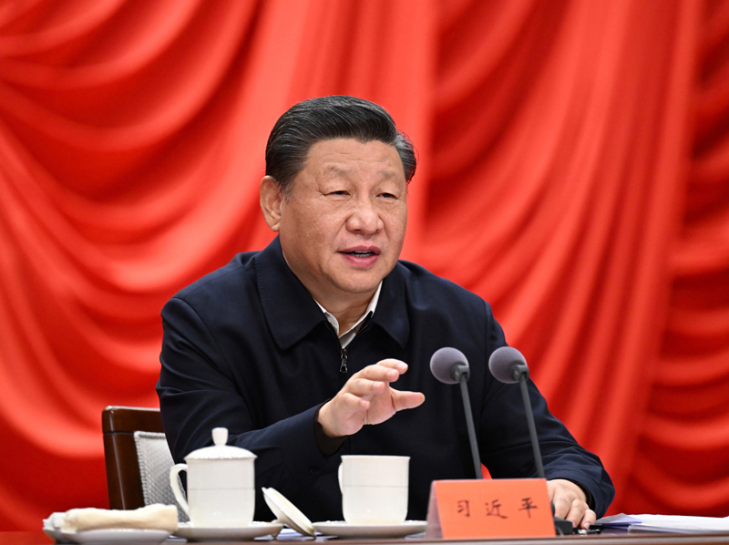 　　1月11日，省部級主要領導干部學習貫徹黨的十九屆六中全會精神專題研討班在中央黨校（國家行政學院）開班。中共中央總書記、國家主席、中央軍委主席習近平在開班式上發(fā)表重要講話。新華社記者 李學仁 攝